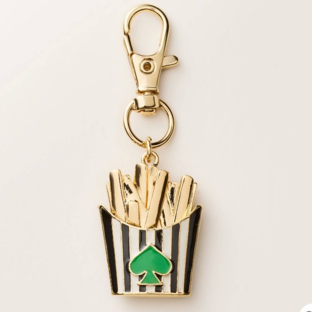 Kate spade x target French fry bag charm